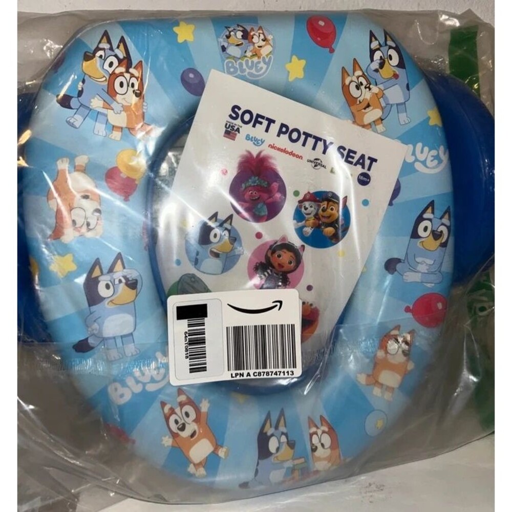 Bluey Potty Training Seat Blue Toddler Toilet Seat